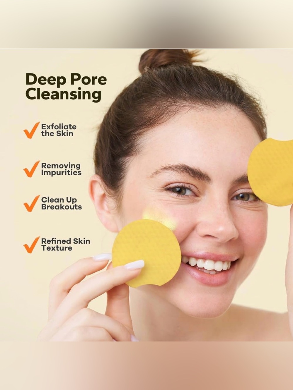 Turmeric & Kojic Acid Cleansing Pads (50 Pads) - Picture 3 of 4